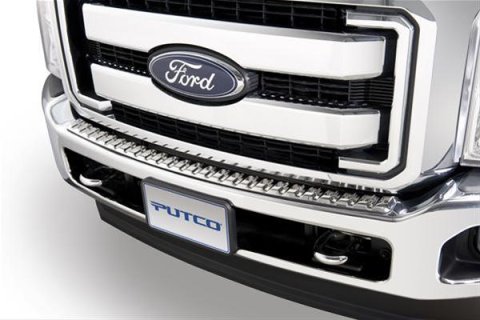 Putco 11-16 Ford SuperDuty - Front Bumper Cover Stainless Steel Bumper Covers thumbnail 1