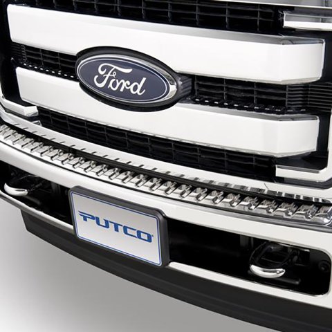 Putco 11-16 Ford SuperDuty - Front Bumper Cover Stainless Steel Bumper Covers thumbnail 3