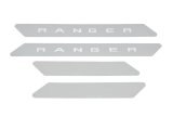 Putco 19-20 Ford Ranger SuperCrew - w/ RANGER Etching 4pcs SS Door Sills thumbnail 1