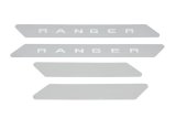 Putco 19-20 Ford Ranger SuperCrew - w/ RANGER Etching 4pcs SS Door Sills thumbnail 3