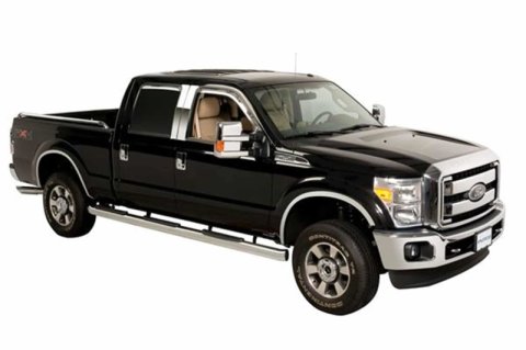 Putco 11-16 Ford SuperDuty - non Dually Stainless Steel Fender Trim thumbnail 2