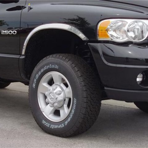 Putco 04-09 Chrysler Pacifica - w/body Cladding - Half Stainless Steel Fender Trim thumbnail 2