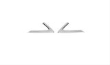 Putco 11-13 Hyundai Avante MD - C Pillar Molding Cover Stainless Steel Pillar Posts Classic thumbnail 1