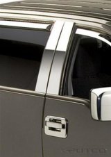 Putco 04-14 Ford F-150 Super Crew / Super Cab - 4pcs Stainless Steel Pillar Posts Classic thumbnail 1