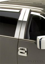 Putco 04-14 Ford F-150 Super Crew / Super Cab - 4pcs Stainless Steel Pillar Posts Classic thumbnail 2