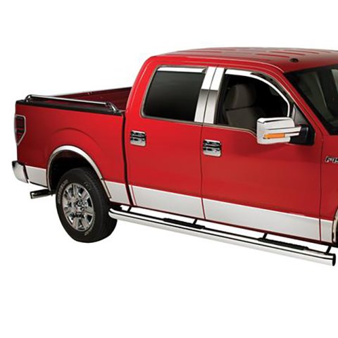Putco 04-08 Ford F-150 Super Cab 6.5 Short Box - 7in Wide - 10pcs Stainless Steel Rocker Panels thumbnail 4