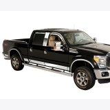 Putco 99-10 Ford SuperDuty Reg Cab 8ft Long Box - 8in Wide - 10pcs Stainless Steel Rocker Panels thumbnail 4