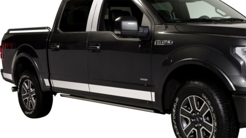Putco 16-17 Nissan Titan Crew Cab 6.7ft Bed Stainless Steel Rocker Panels thumbnail 3