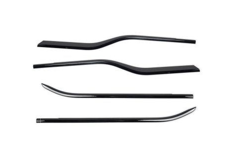 Putco 15-20 Ford F-150 - Super Cab (ABS Window Trim) Tinted Window Trim Accents