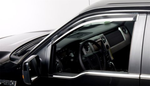 Putco 17-20 Ford SuperDuty - Crew Cab w/ Towing Mirrors (ABS Window Trim) Window Trim Accents thumbnail 3