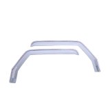 Putco 20-21 Jeep Gladiator JT/JL Element Chrome Window Visors (Front Only) thumbnail 1