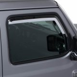 Putco 20-21 Jeep Gladiator JT/JL Element Chrome Window Visors (Front Only) thumbnail 5