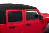 Putco 20-21 Jeep Gladiator JT/JL Element Chrome Window Visors (Front Only) thumbnail 8