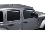 Putco 20-21 Jeep Gladiator JT/JL Element Chrome Window Visors (Set of 4) thumbnail 1