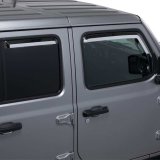 Putco 20-21 Jeep Gladiator JT/JL Element Chrome Window Visors (Set of 4) thumbnail 6