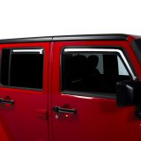 Putco 20-21 Jeep Gladiator JT/JL Element Chrome Window Visors (Set of 4) thumbnail 7