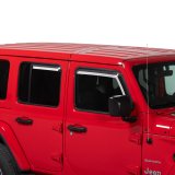 Putco 20-21 Jeep Gladiator JT/JL Element Chrome Window Visors (Set of 4) thumbnail 8