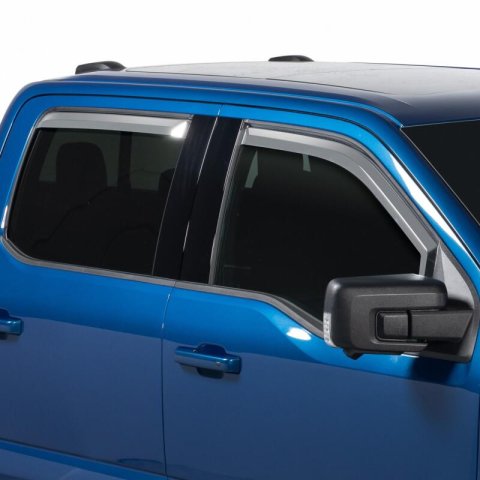 Putco 2021 Ford F-150 Super Crew Element Chrome Window Visors (Set of 4) thumbnail 2