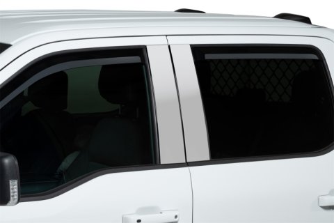 Putco 2021 Ford F-150 Super Crew Element Chrome Window Visors (Set of 4) thumbnail 3