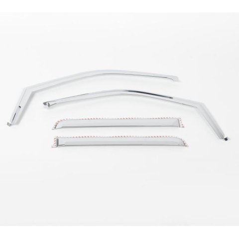 Putco 2021 Ford F-150 Super Crew Element Chrome Window Visors (Set of 4) thumbnail 4