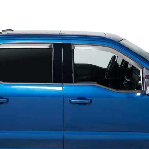Putco 2021 Ford F-150 Super Crew Element Chrome Window Visors (Set of 4) thumbnail 6