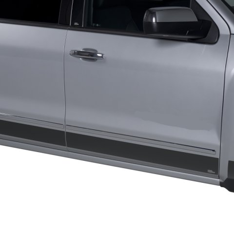 Putco 2021 Ford F-150 Super Crew 6.5ft Short Box Black Platinum Rocker Panels (4.25in Tall 12pcs) thumbnail 3