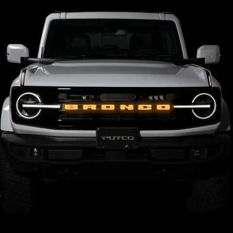 Putco 21-23 Ford Bronco Emblem (Does Not Fit Front Camera Models) thumbnail 2