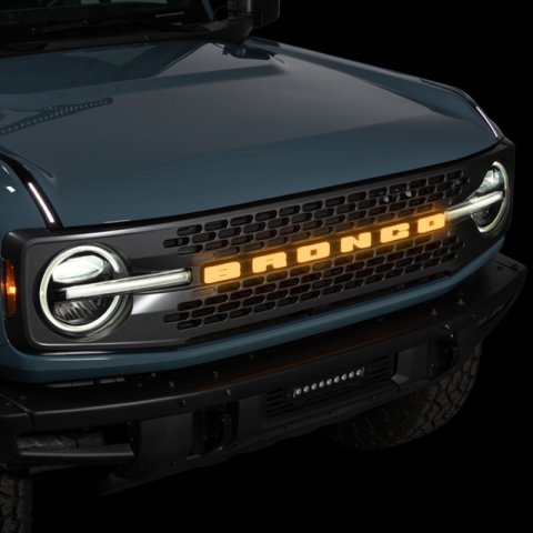 Putco 21-23 Ford Bronco Emblem (Does Not Fit Front Camera Models) thumbnail 3