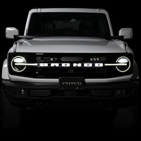 Putco Ford Bronco 21-23 Ford Bronco Emblem (Fits Models w/ Front Camera) thumbnail 2