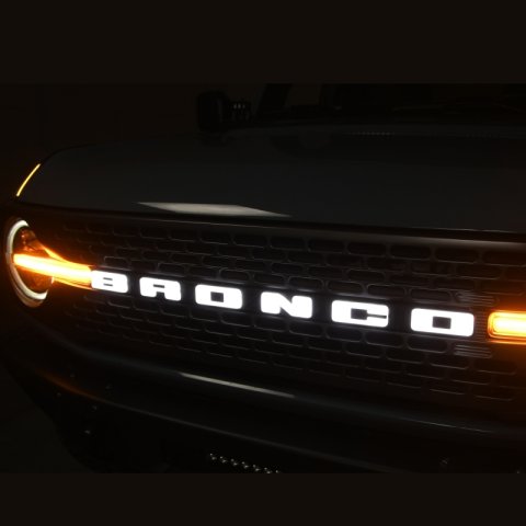 Putco Ford Bronco 21-23 Ford Bronco Emblem (Fits Models w/ Front Camera) thumbnail 5
