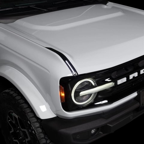 Putco 22-24 Ford Bronco Luminix DRL LED Light Hood Limb Riser (Factory Hood Side Hinge Replacements) thumbnail 1