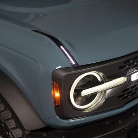 Putco 22-24 Ford Bronco Luminix DRL LED Light Hood Limb Riser (Factory Hood Side Hinge Replacements) thumbnail 2
