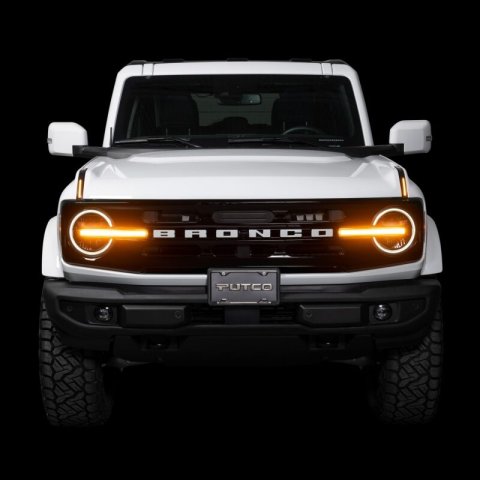 Putco 22-24 Ford Bronco Luminix DRL LED Light Hood Limb Riser (Factory Hood Side Hinge Replacements) thumbnail 4
