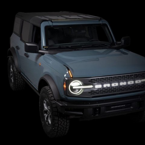 Putco 22-24 Ford Bronco Luminix DRL LED Light Hood Limb Riser (Factory Hood Side Hinge Replacements) thumbnail 7