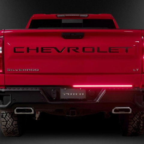 Putco 2024 Chevrolet Silverado HD/ GMC Sierra HD 60In Direct Fit Red Blade Kit Tailgate Bars thumbnail 1