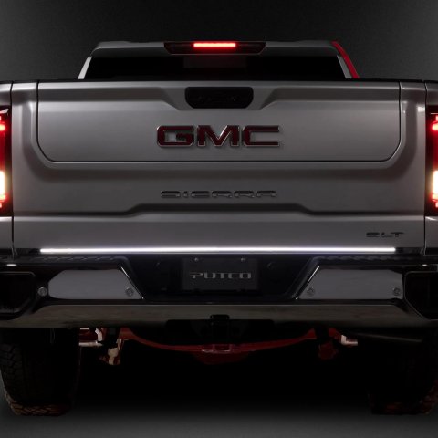 Putco 2024 Chevrolet Silverado HD/ GMC Sierra HD 60In Direct Fit Red Blade Kit Tailgate Bars thumbnail 3