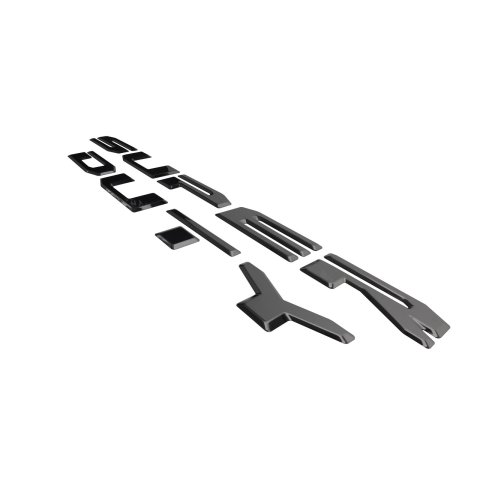 Putco 20-22 Ford Super Duty Letters Tailgate/Rear Ford Lettering Emblems (Stamped/ Black Platinum) thumbnail 1