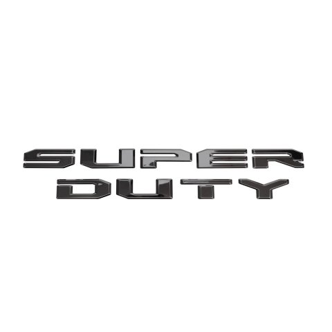 Putco 20-22 Ford Super Duty Letters Tailgate/Rear Ford Lettering Emblems (Stamped/ Black Platinum) thumbnail 2
