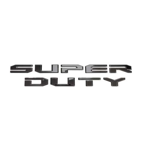 Putco 20-22 Ford Super Duty Letters Tailgate/Rear Ford Lettering Emblems (Stamped/ Black Platinum) thumbnail 6