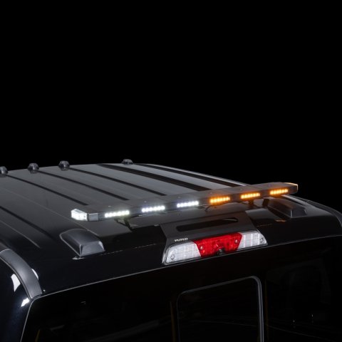 Putco 36In Universal 36In Tri Color Hornet Light (Amber/Blue/White) - LED Stealth Rooftop Strobe Bar thumbnail 1