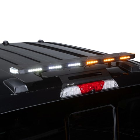 Putco 36In Universal 36In Tri Color Hornet Light (Amber/Blue/White) - LED Stealth Rooftop Strobe Bar thumbnail 4