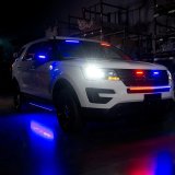 Putco 48In Red / White w/ 64 Strobe Patterns & White Over-Ride Light Bars E-Blades thumbnail 6