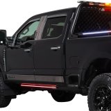 Putco 11-19 Ford Explorer Interceptor Blade Rocker Kits Sideliners - Red/Blue w/ White Override thumbnail 7