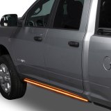 Putco 11-23 Dodge Charger Police Pursuit Blade Rocker Kits Sideliners - Red/Blue w/ White Override thumbnail 3