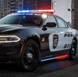 Putco 11-23 Dodge Charger Police Pursuit Blade Rocker Kits Sideliners - Red/Blue w/ White Override thumbnail 4