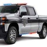 Putco 19-23 Chevrolet Silverado Blade Rocker Kits Sideliners - Red/Blue w/ White Override thumbnail 1