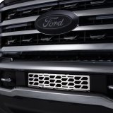 Putco 23-24 Ford F250/F350 Super Duty Hex Shield Design Bumper Grille Inserts - Polished SS thumbnail 2