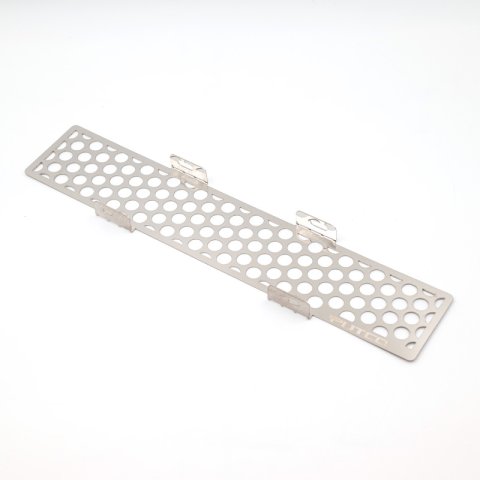 Putco 23-24 Ford F250/F350 Super Duty Punch Design Bumper Grille Inserts - Polished SS