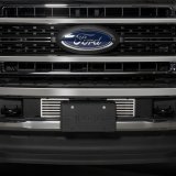 Putco 23-24 Ford F250/F350 Super Duty Bar Design Bumper Grille Inserts - Polished SS thumbnail 1