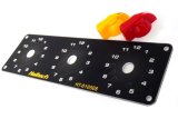 Haltech Triple Switch Panel Kit w/Yellow & Red Knobs thumbnail 4
